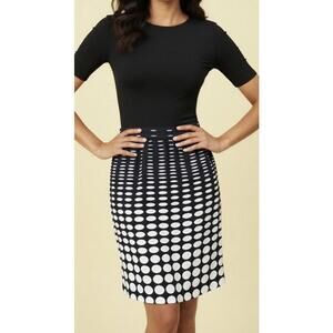 J.CREW Women’s Printed Stretch Cotton Skirt In Navy|White-Size 00
